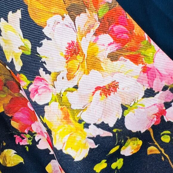 ModCloth Fit & Flare Dress Retro Floral Belted XS - Picture 5 of 14